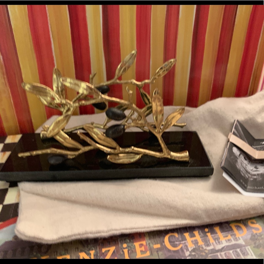 Michael Aram Olive Branch Napkin Holder